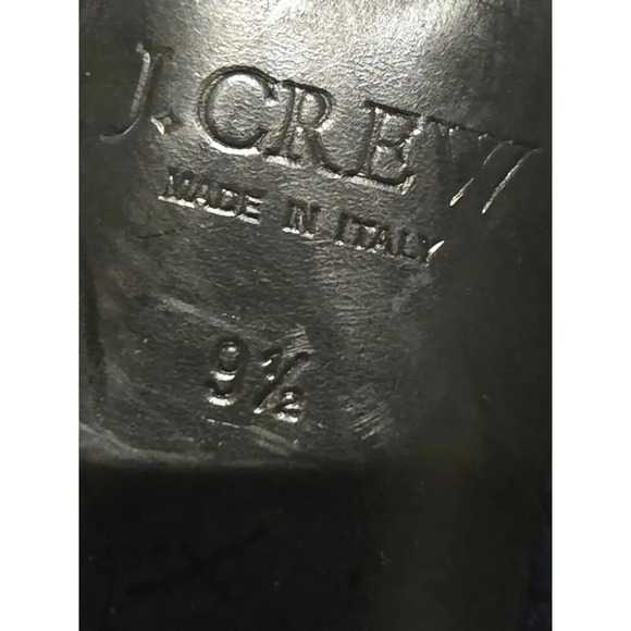 J. Crew Women's Strappy Suede Heels Peep Toe Blue Size 9.5 Made in Italy - Picture 11 of 11